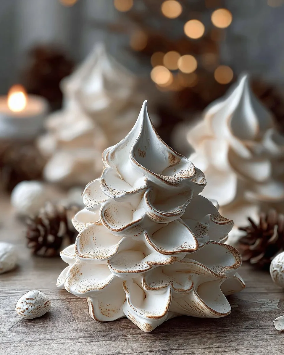 Tree Meringue Cookies Meringue Cookies Tree Meringue Cookies