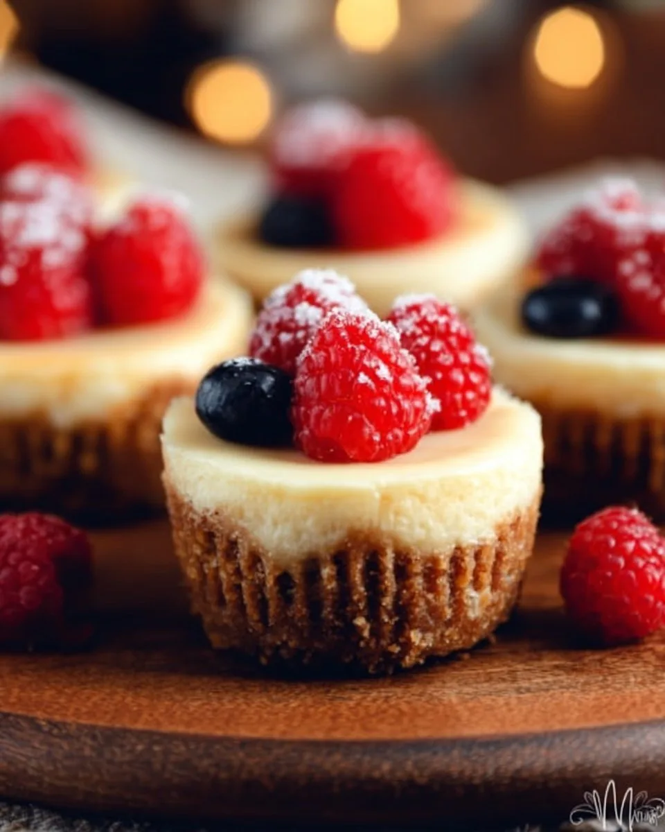 Gluten-Free Mini Cheesecakes