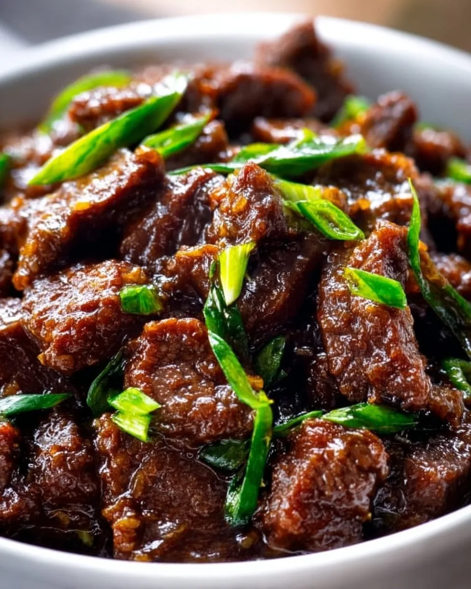 Slow Cooker Mongolian Beef