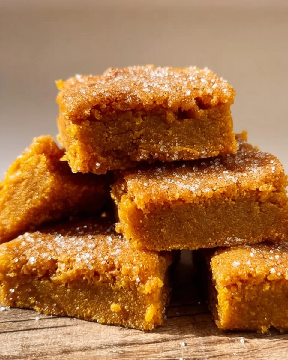 Sugar Cookie Vegan Pumpkin Bars