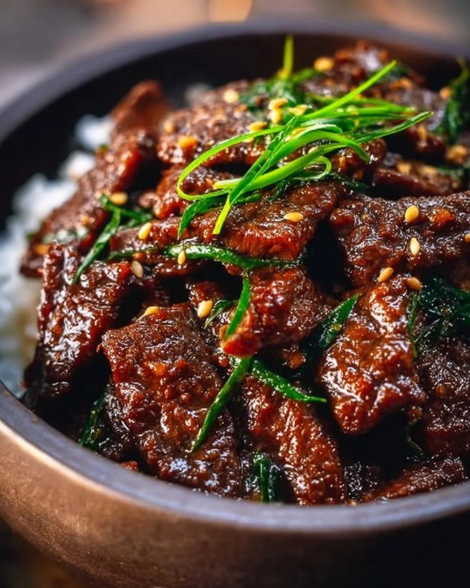 Slow Cooker Mongolian Beef
