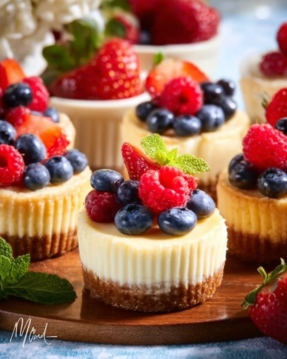 Gluten-Free Mini Cheesecakes