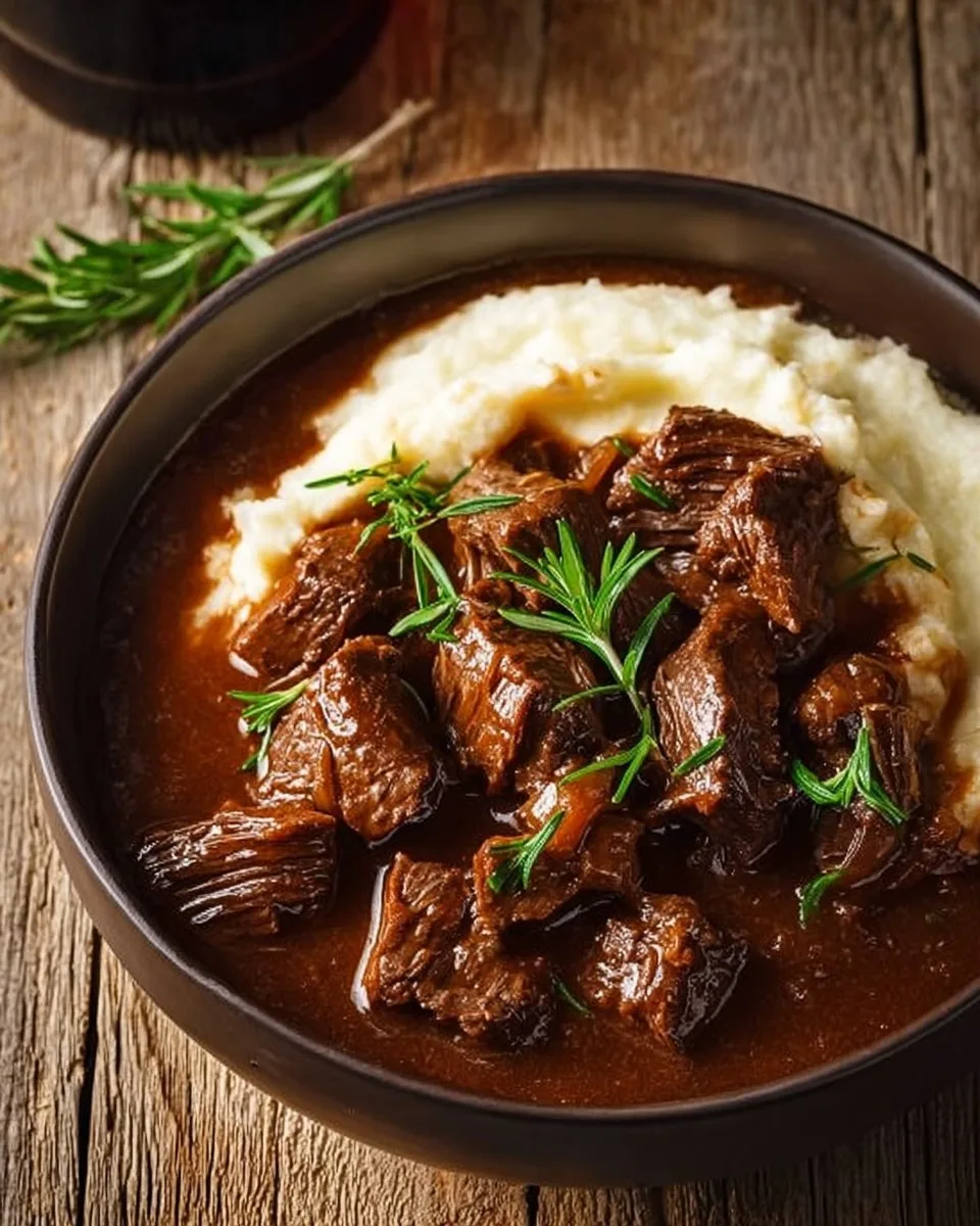 Slow Cooker Beef Manhattan