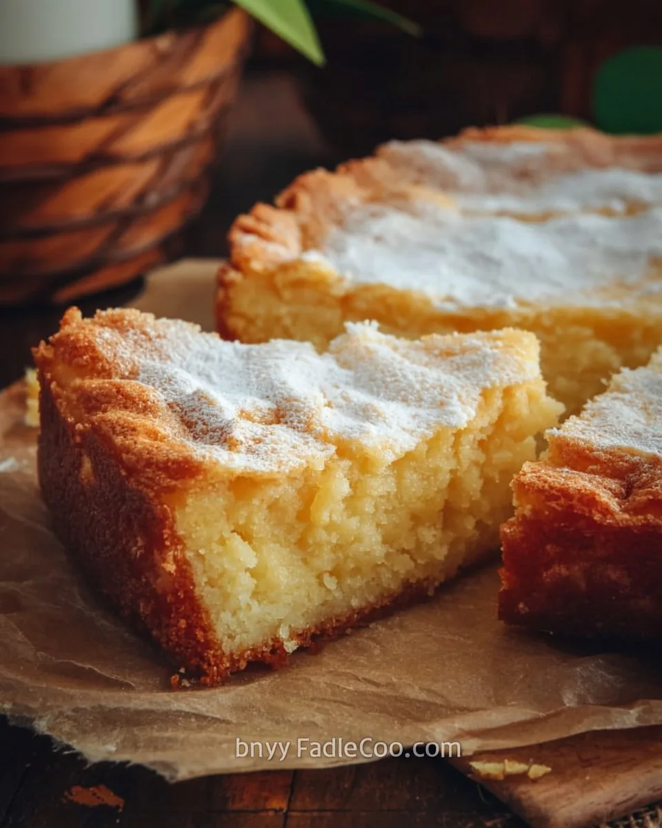 Gluten-Free French Butter Cake