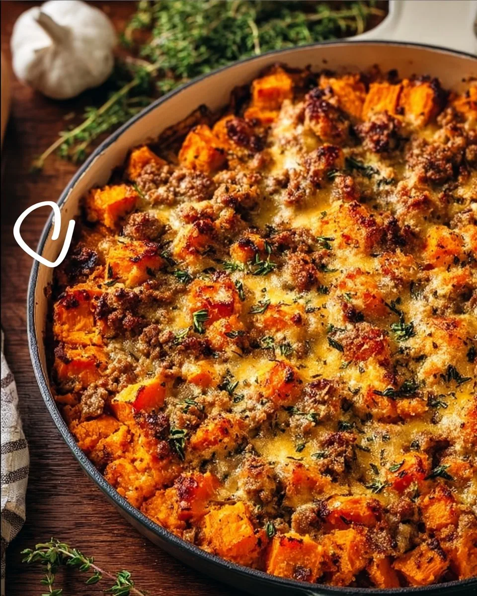 Ground Turkey Sweet Potato Bake Ground Turkey Bake Ground Turkey Sweet Potato Bake