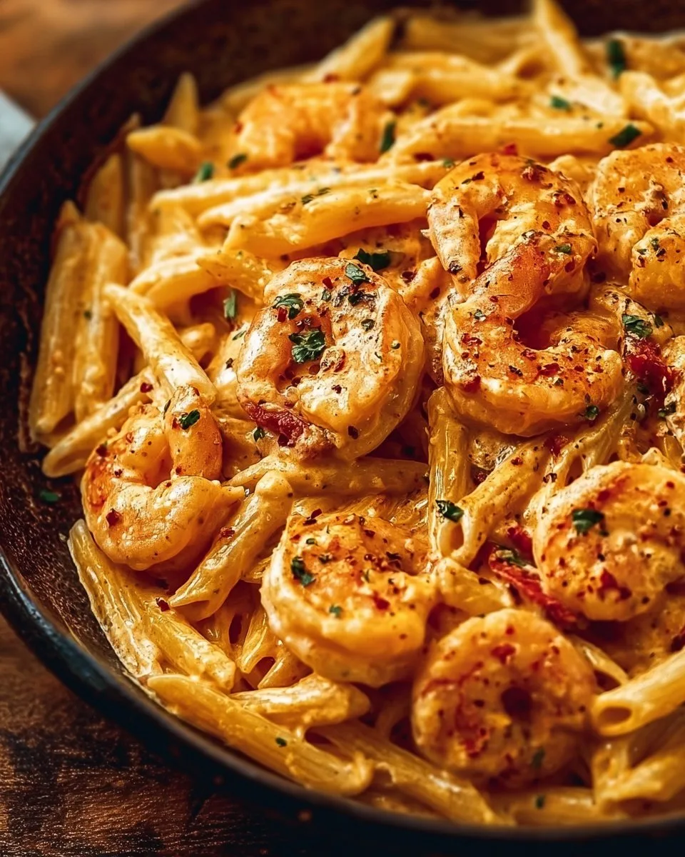Creamy Cajun Shrimp Pasta