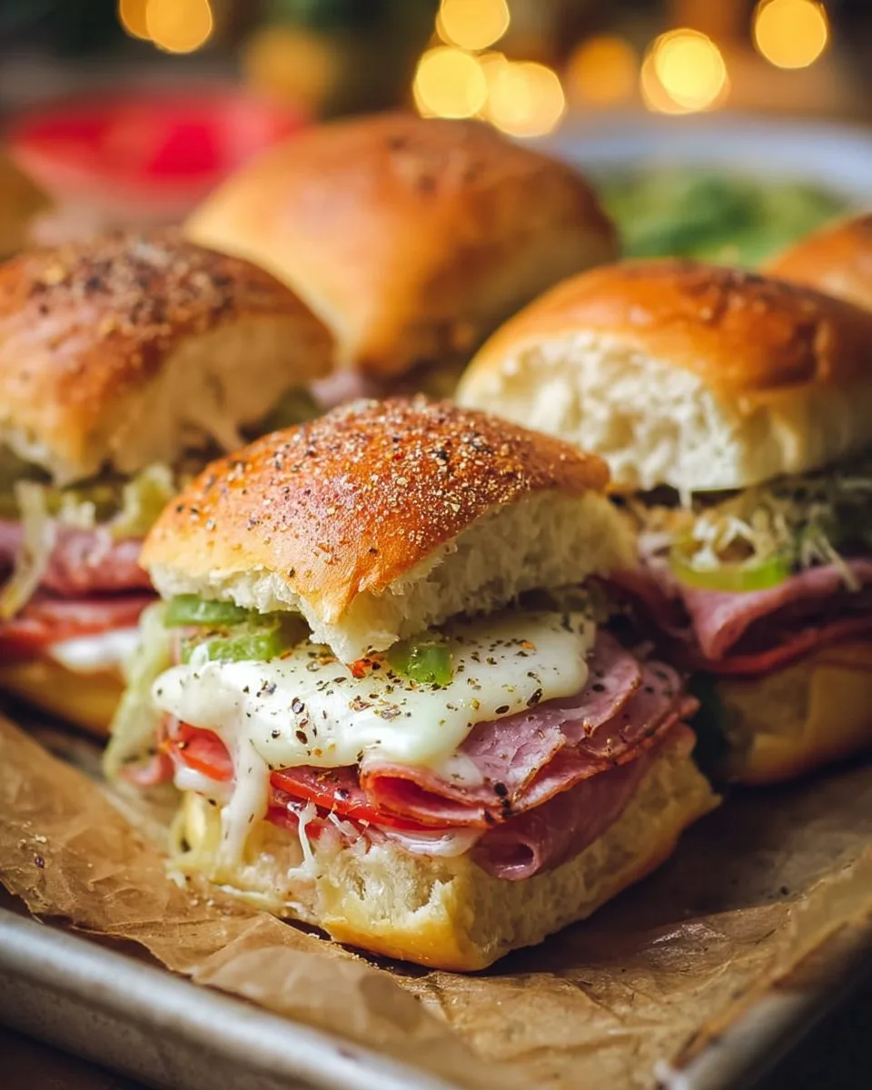 Hot Italian Sub Sliders