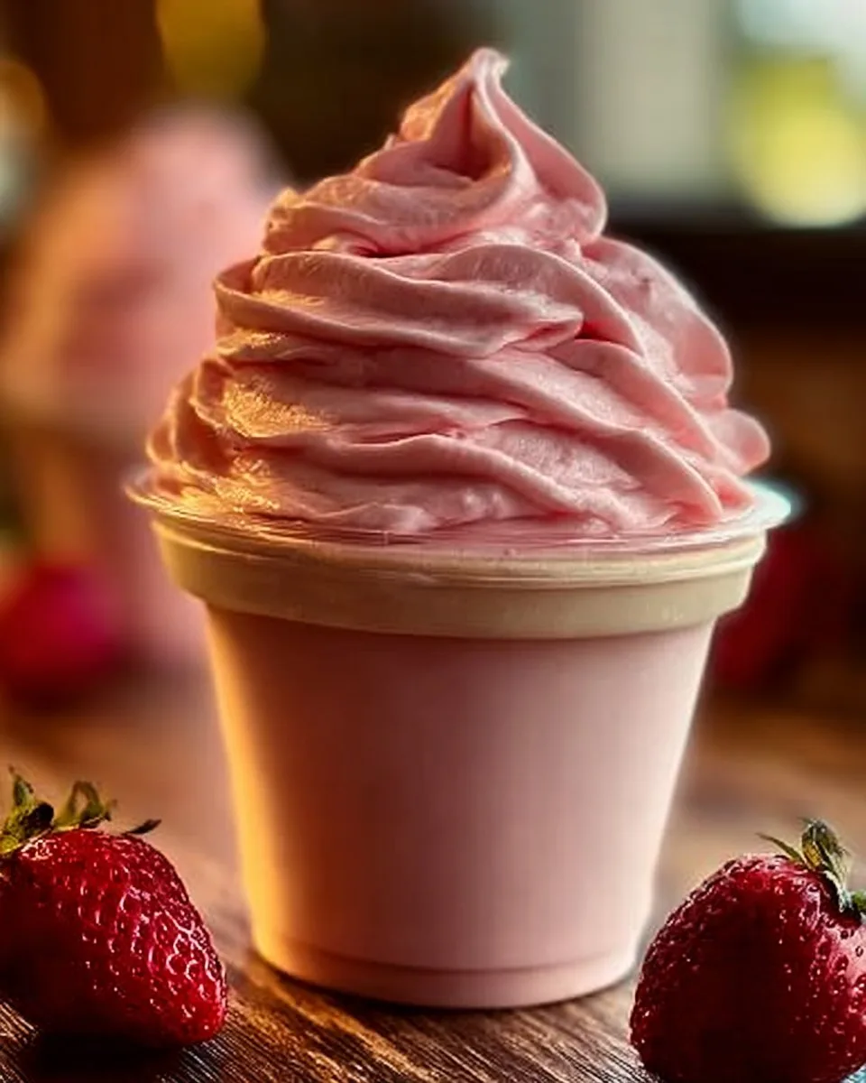 Strawberry Dole Whip strawberry dole whip Strawberry Dole Whip