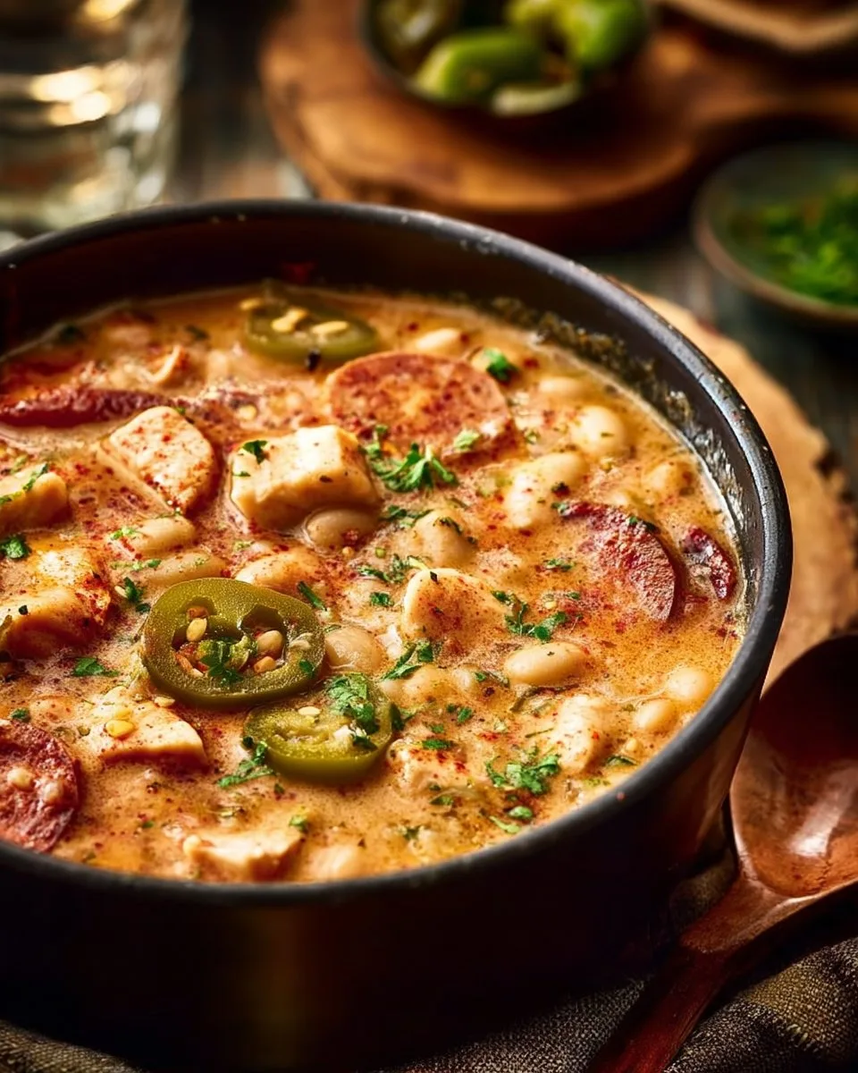 Cajun White Chicken Chili white chicken chili Cajun White Chicken Chili