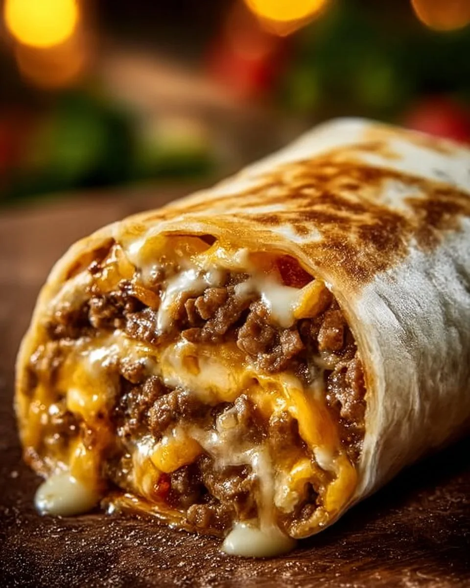Loaded Taco Bell Beefy Melt Burrito