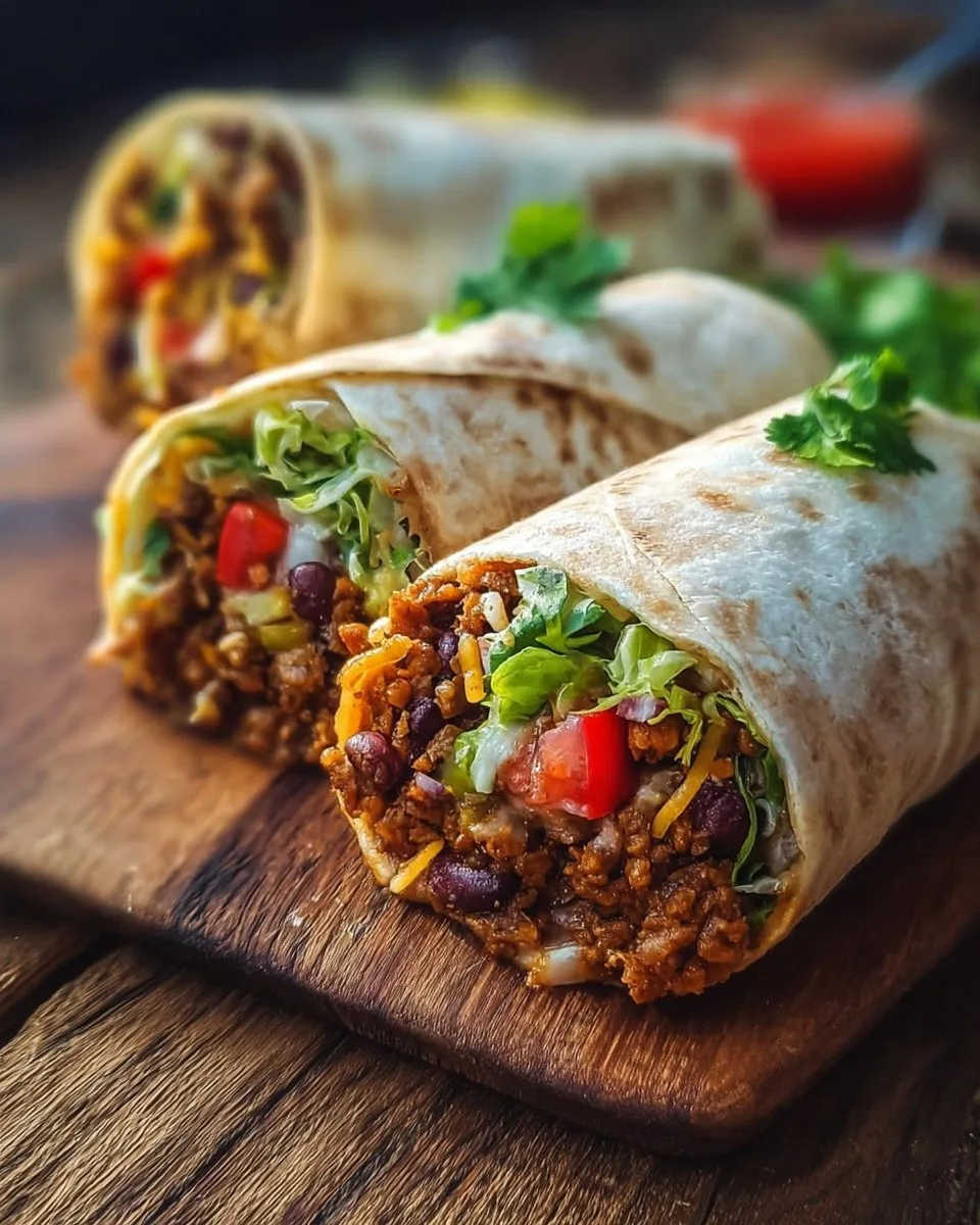 10-Minute Vegan Burrito Wraps