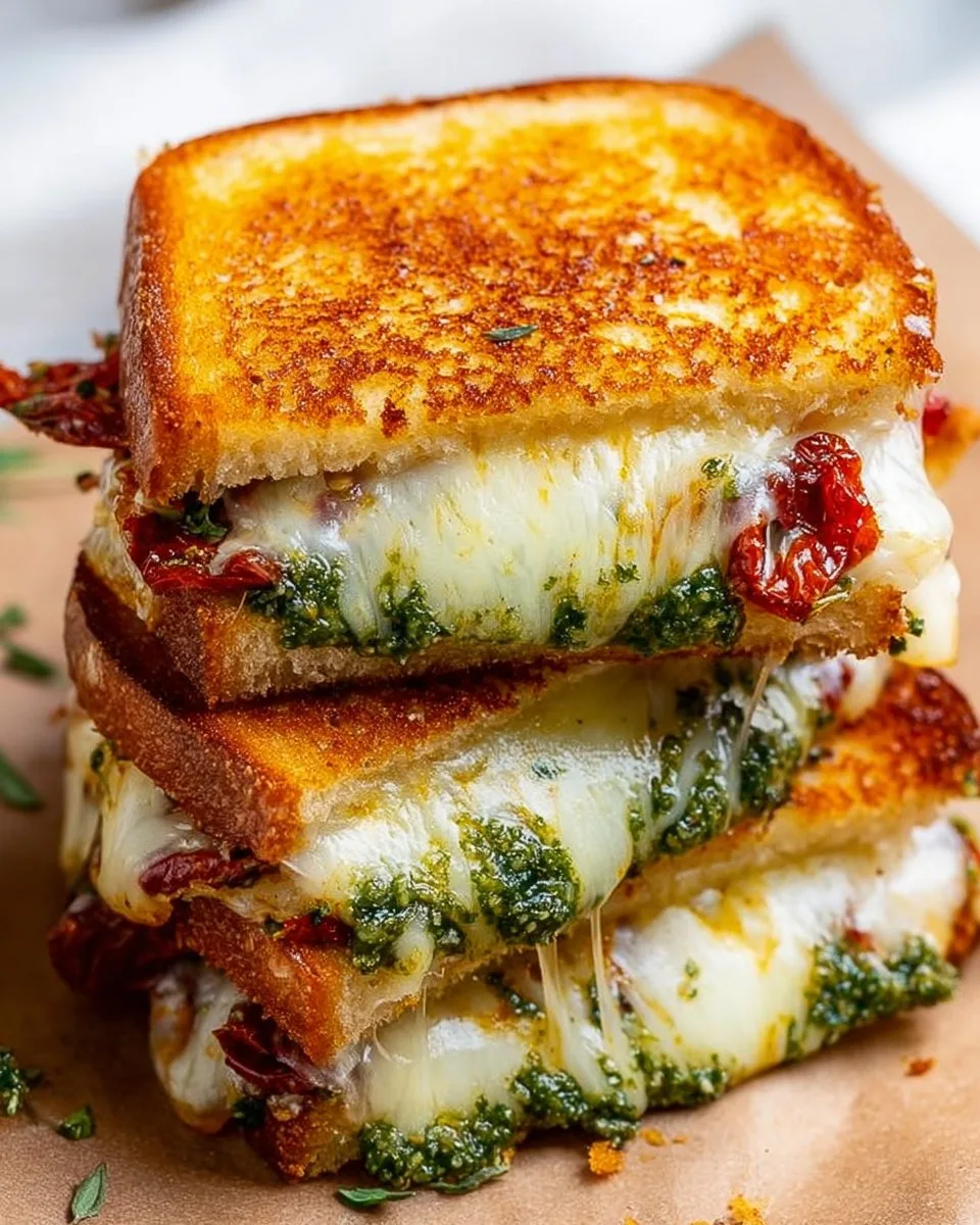 Pesto Grilled Cheese