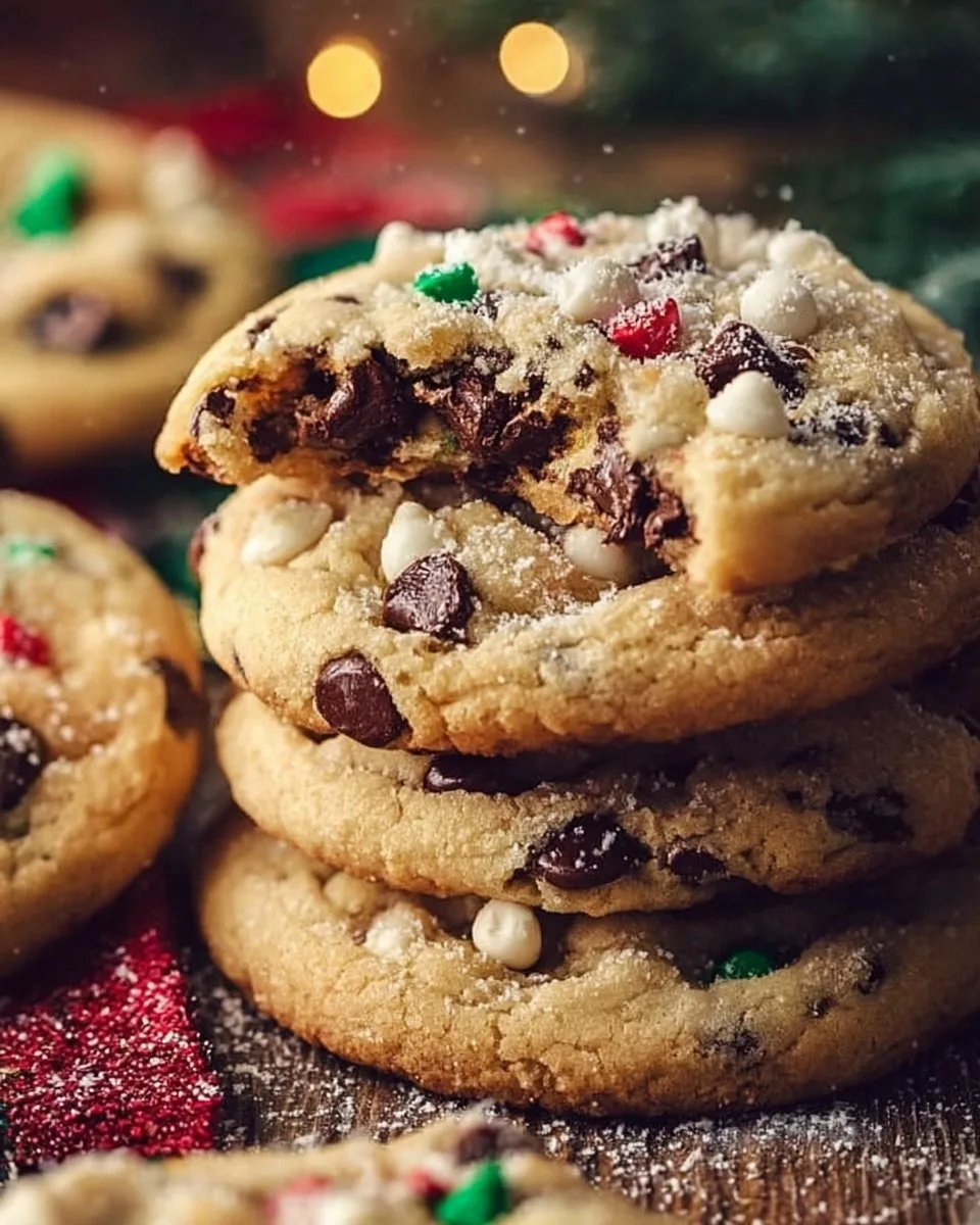 Winter Wonderland Chocolate Chip Cookies