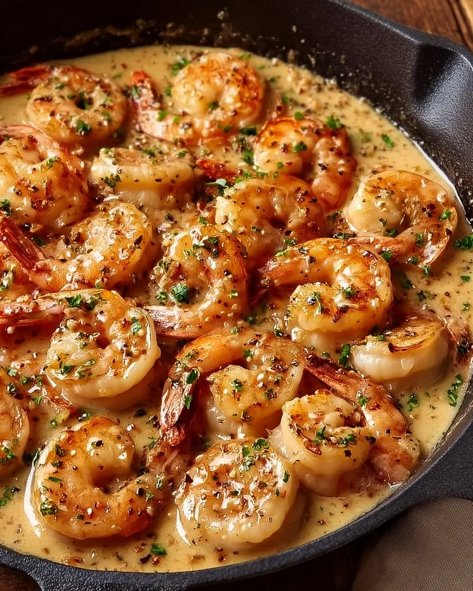 Easy Creamy Garlic Shrimp