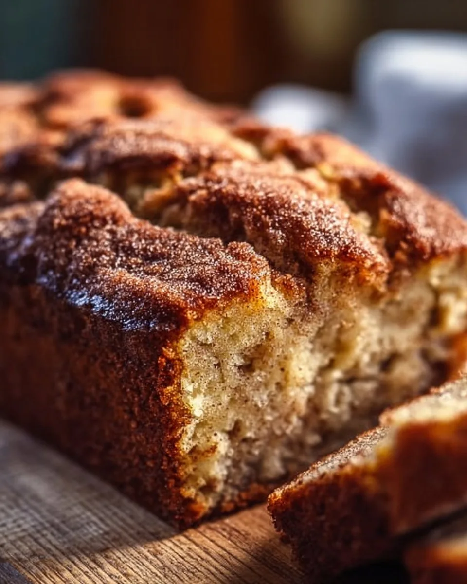 Snickerdoodle Banana Bread Recipe