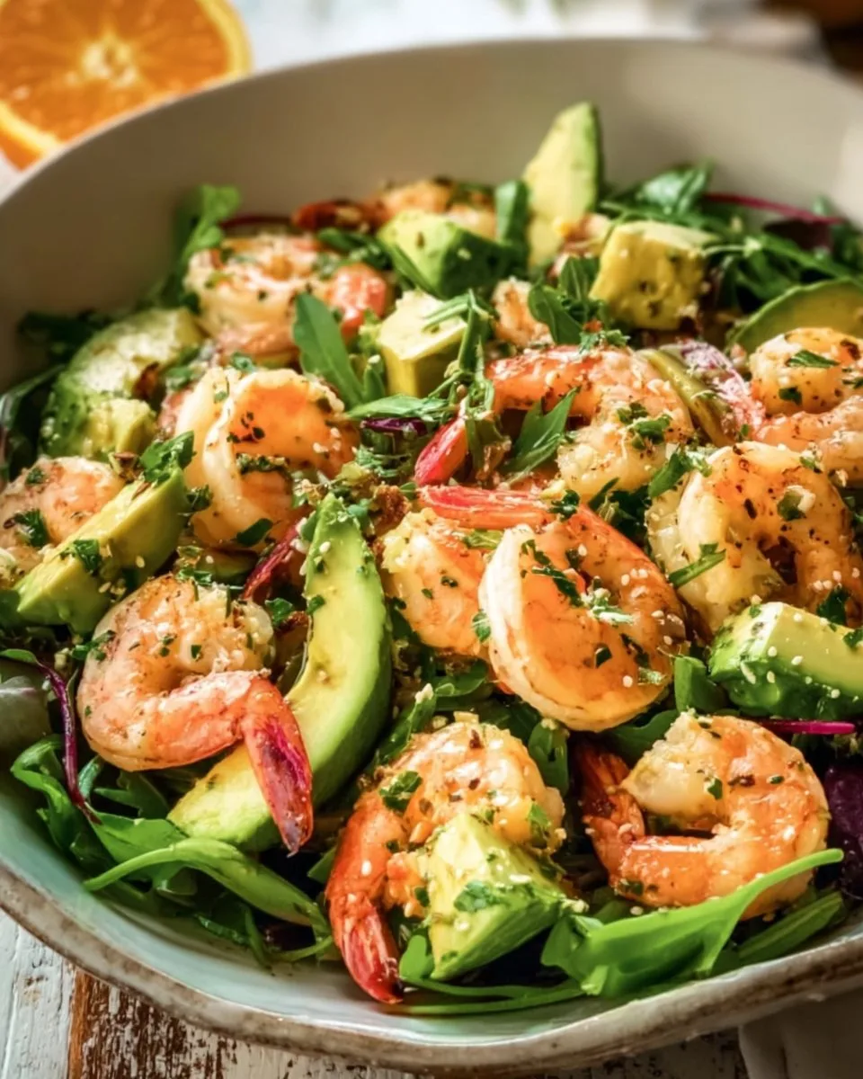 Citrus Shrimp Salad with Avocado
