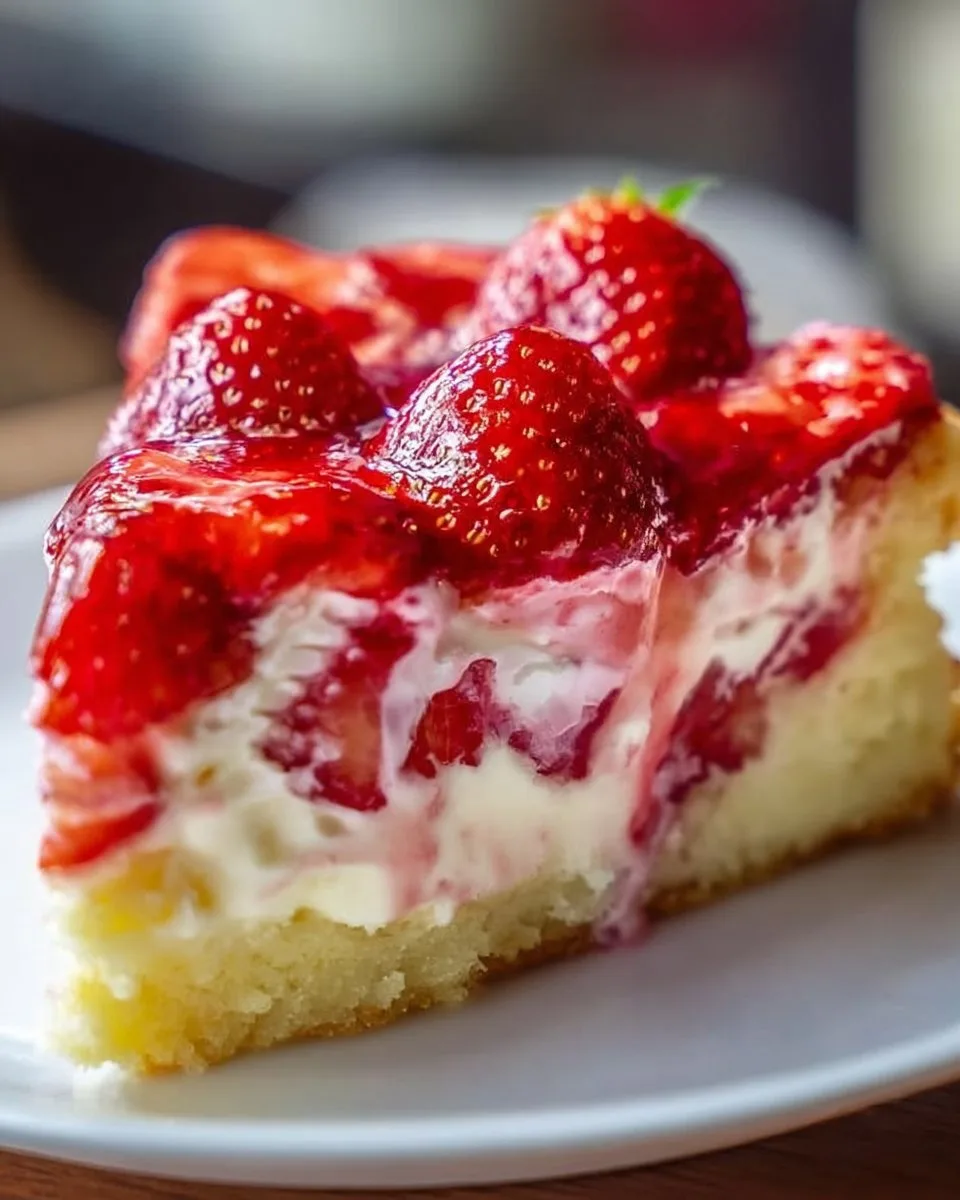Strawberry Earthquake Cake - Unbelievably Easy Showstopper Dessert