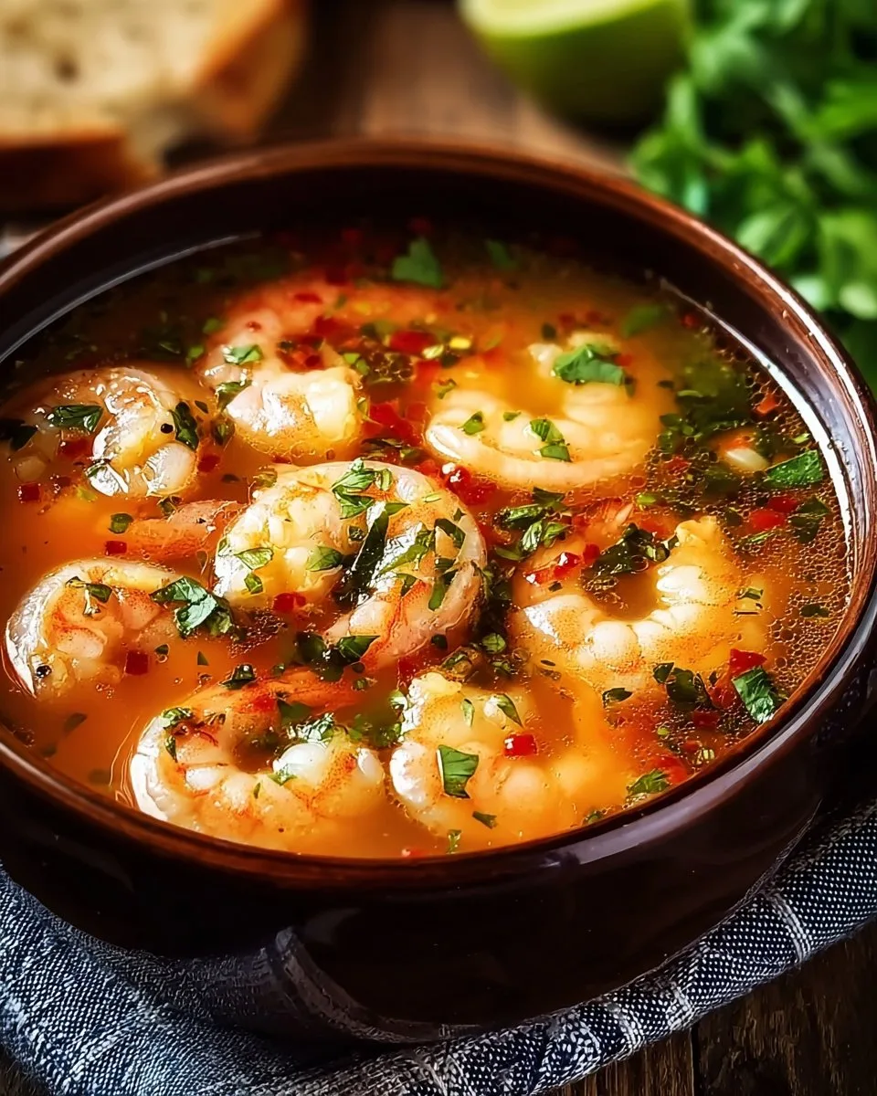 Quick and Spicy Shrimp Soup