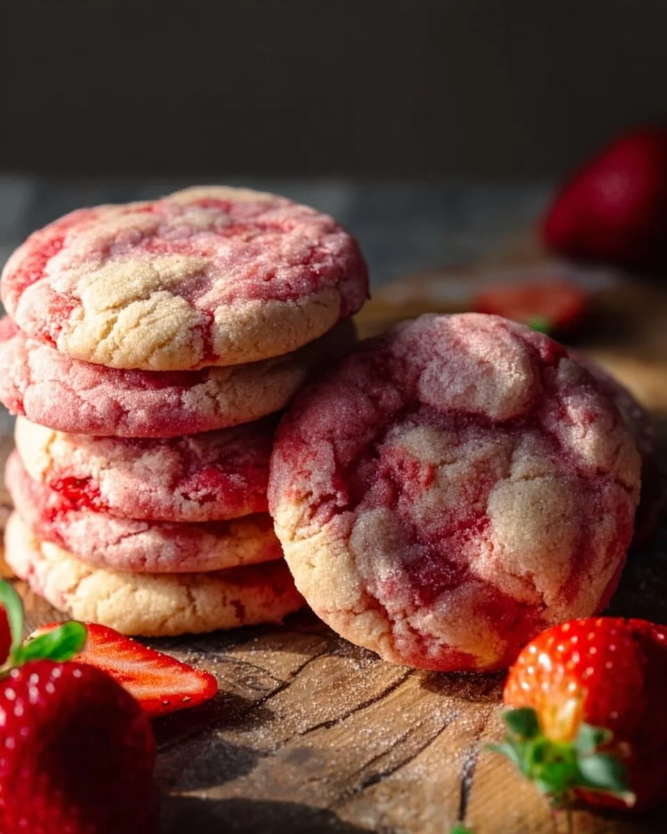Strawberry Sugar Cookies – The Best Soft & Chewy Vegan Recipe (2025)