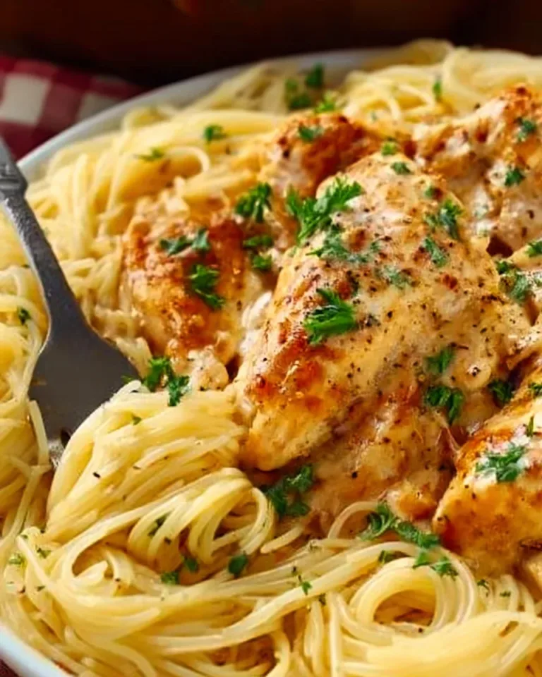 Delicious Crock Pot Angel Chicken dish served with sides