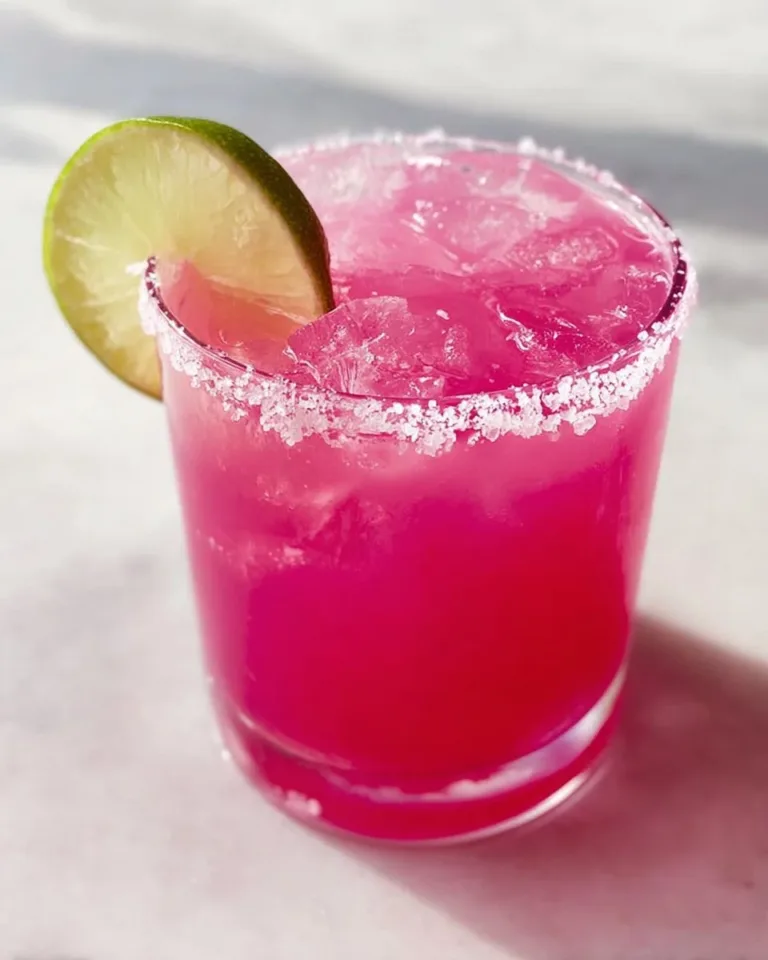 Refreshing Dragonfruit Margarita cocktail with vibrant colors and garnishes
