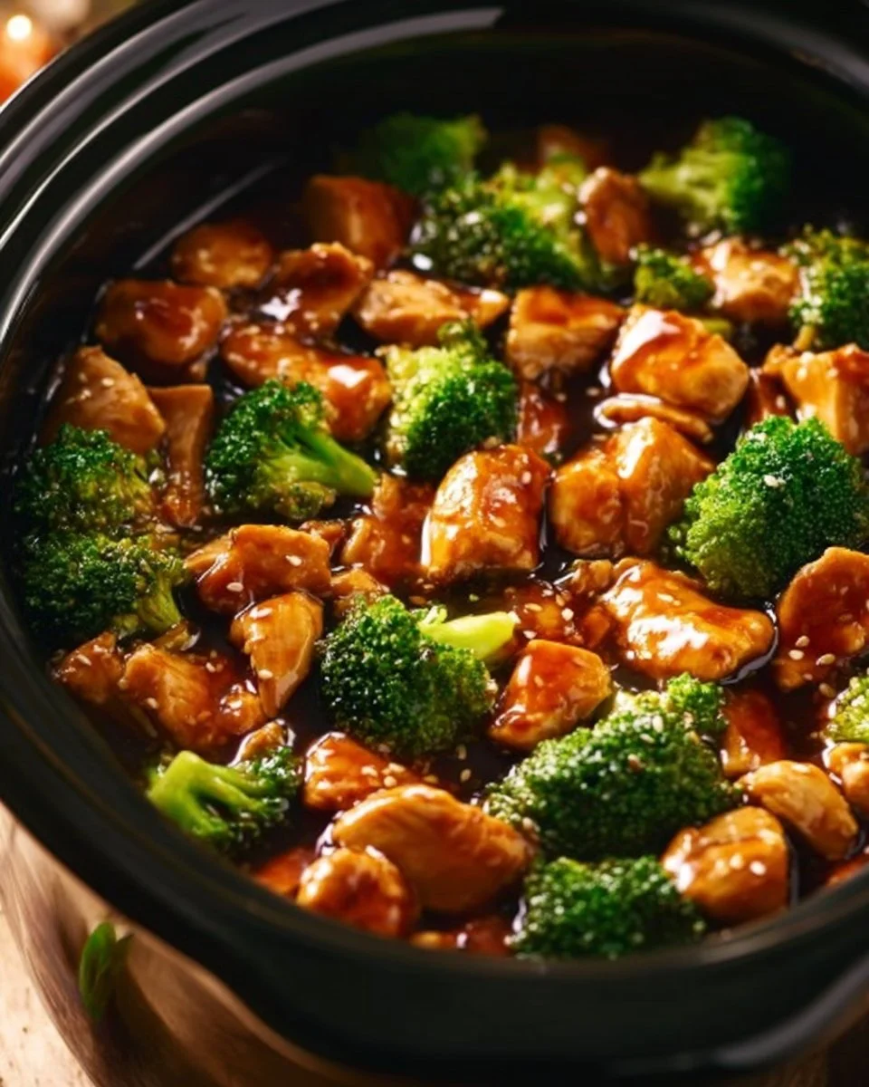 Delicious Dump and Go Crockpot Teriyaki Chicken served with rice and vegetables