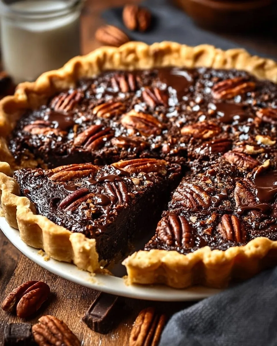Texas Chocolate Pecan Pie