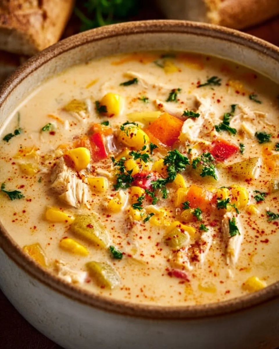 Crockpot Chicken Corn Chowder