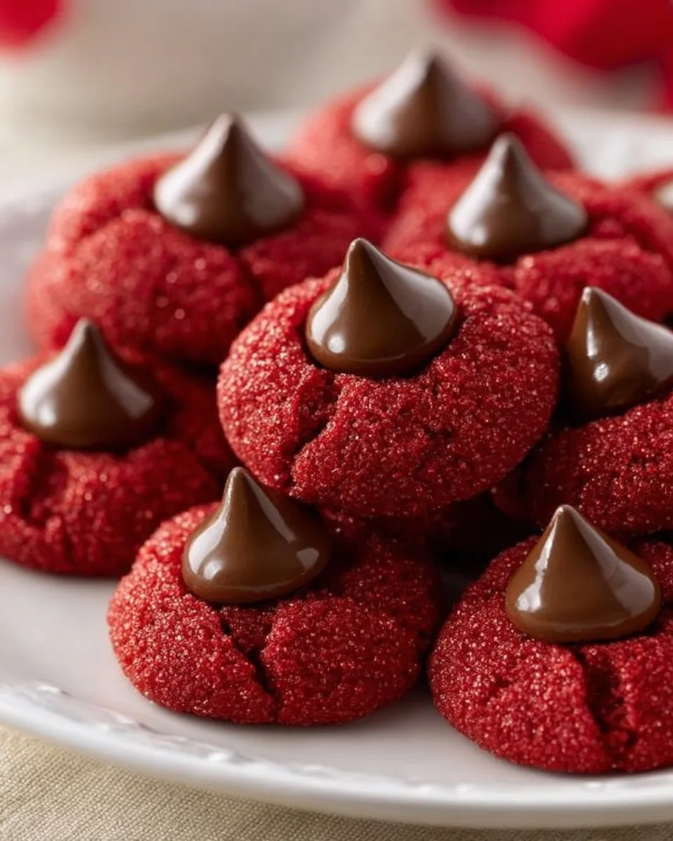 Hershey’s Red Velvet Blossoms