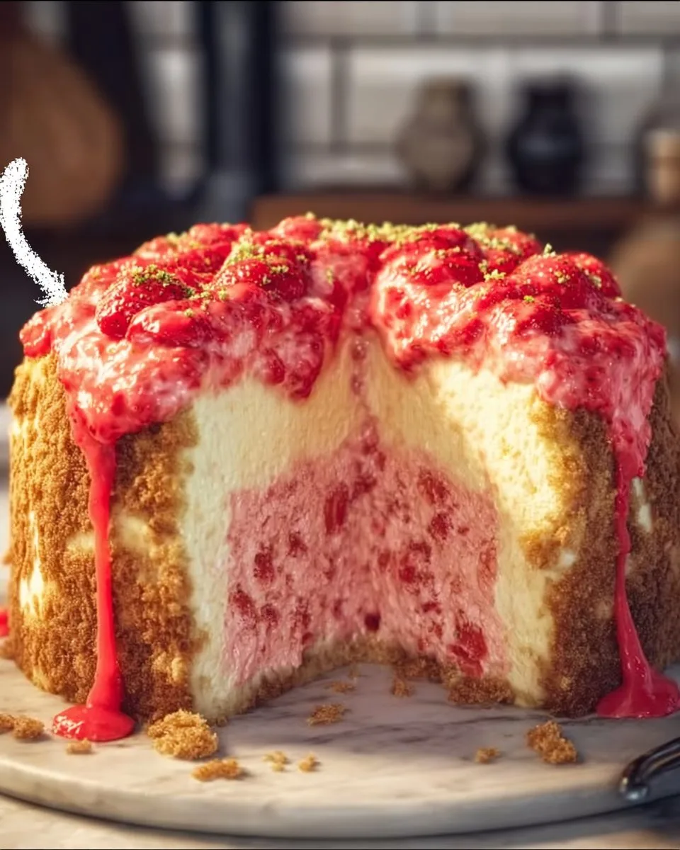Strawberry Shortcake Cheesecake