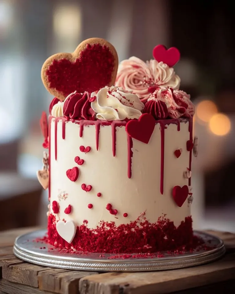 Ultra moist red velvet cake from Sweet Fingers, topped with cream cheese frosting.