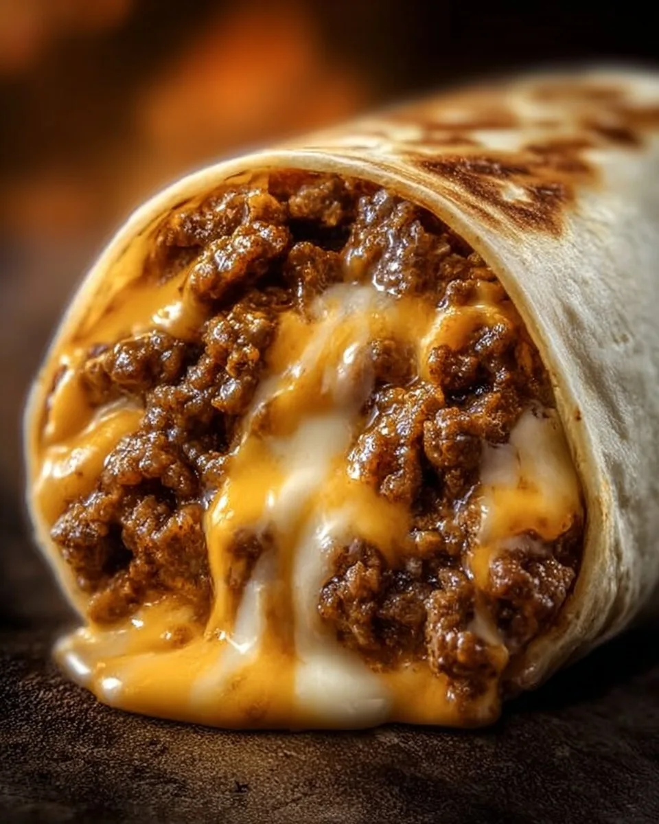 Loaded Taco Bell Beefy Melt Burrito