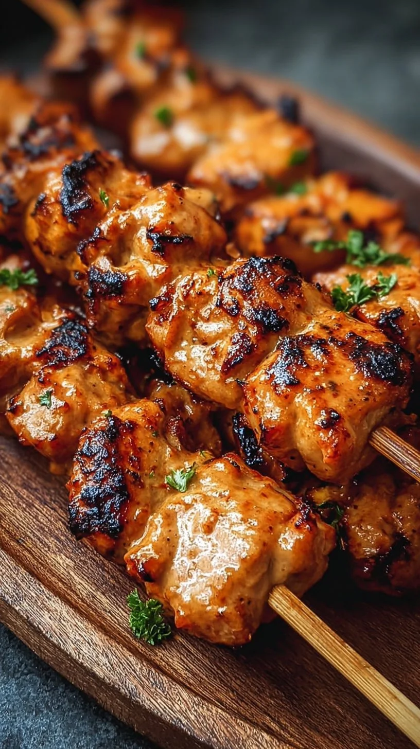 Bang Bang Chicken Skewers