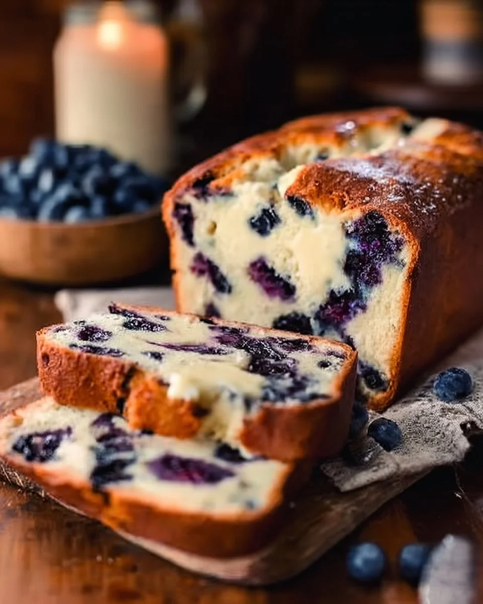 Blueberry Cream Cheese Bread Blueberry Bread Blueberry Cream Cheese Bread