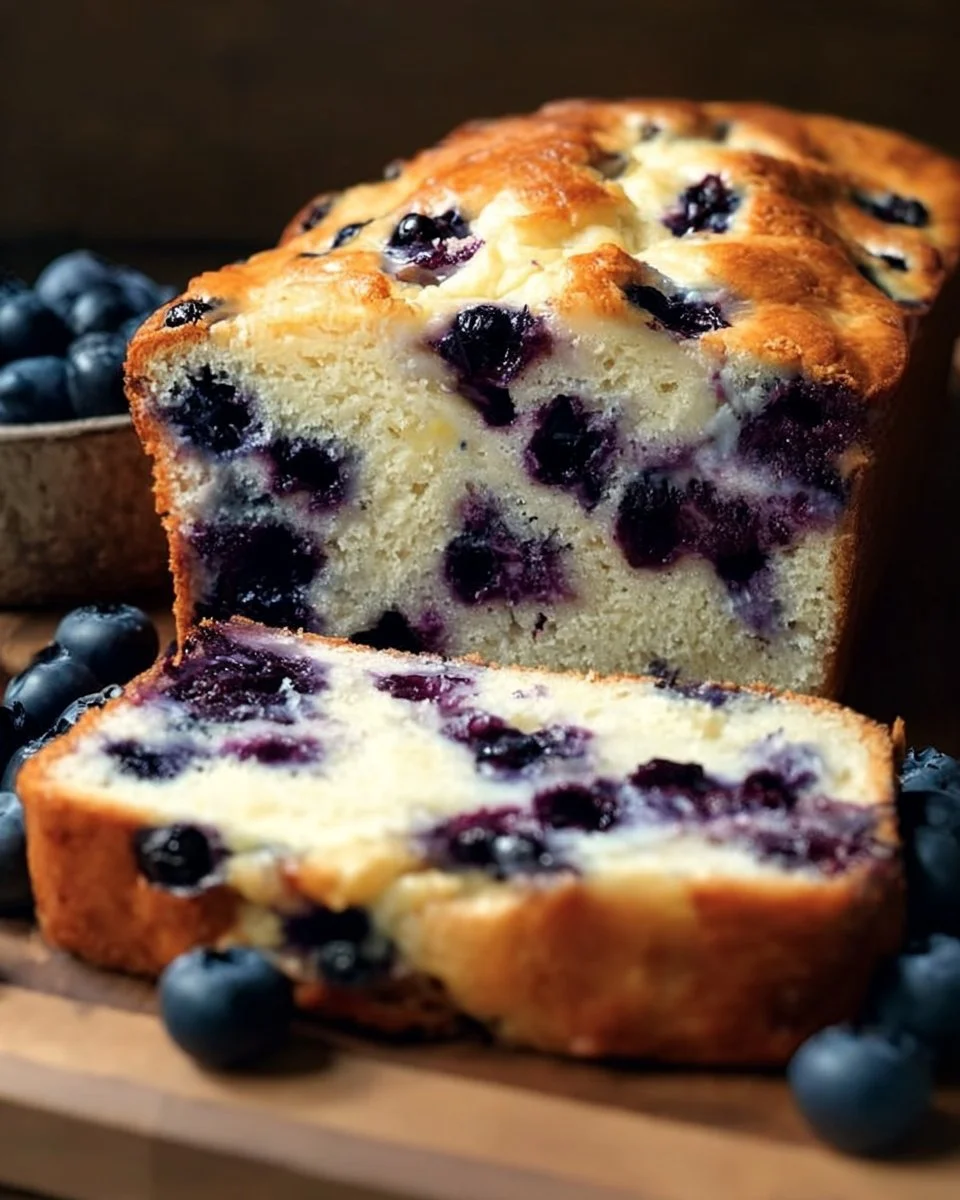 Blueberry Cream Cheese Bread