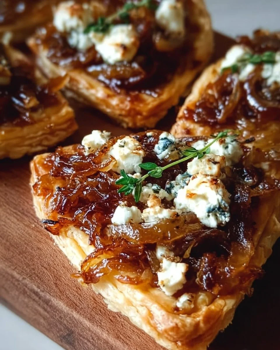 Caramelized Onion and Goat Cheese Tarts