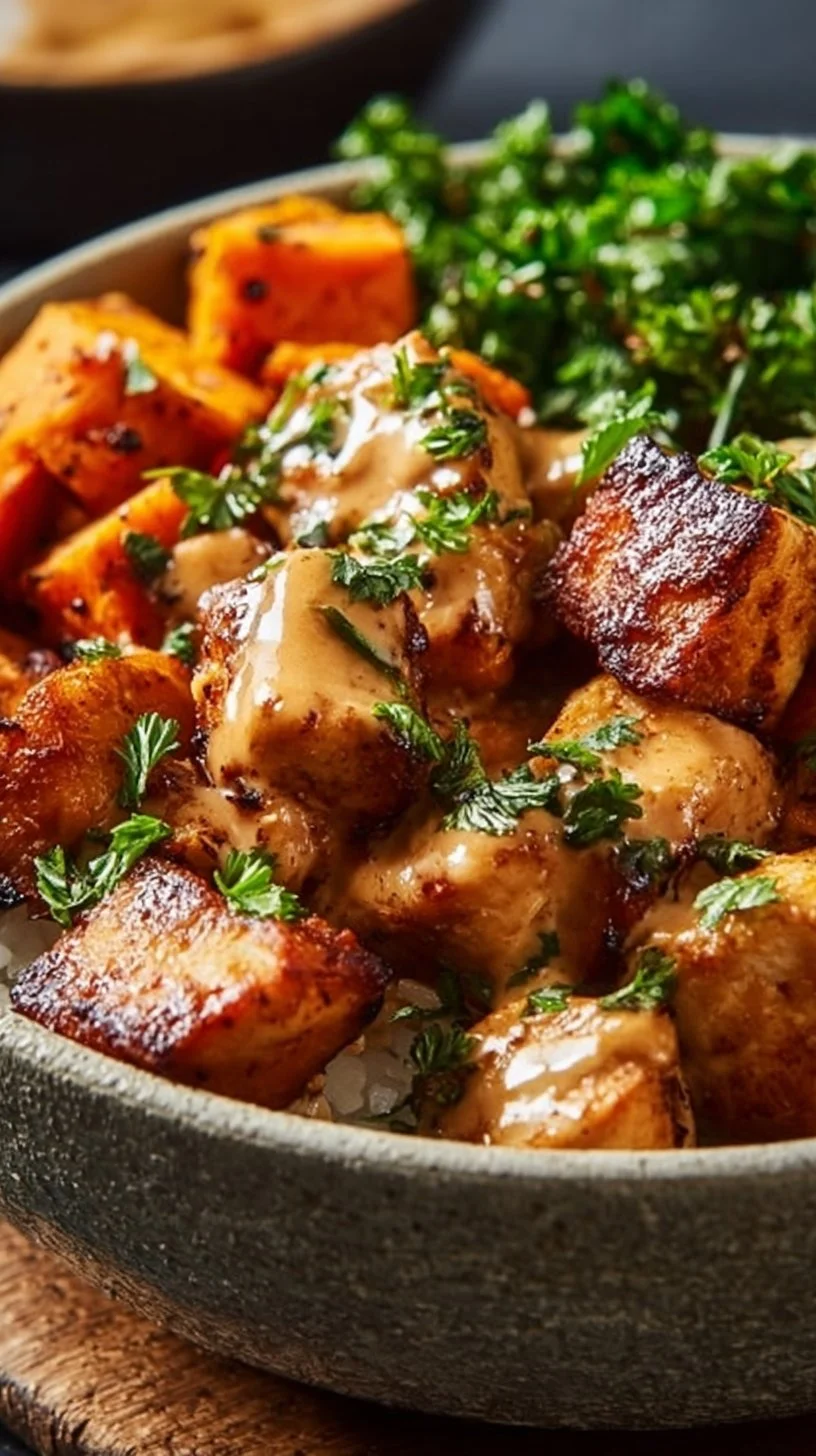 Chicken and Sweet Potato Bowls