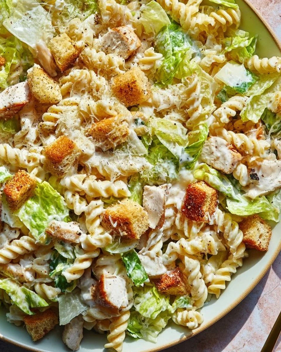 Chicken Caesar Pasta Salad
