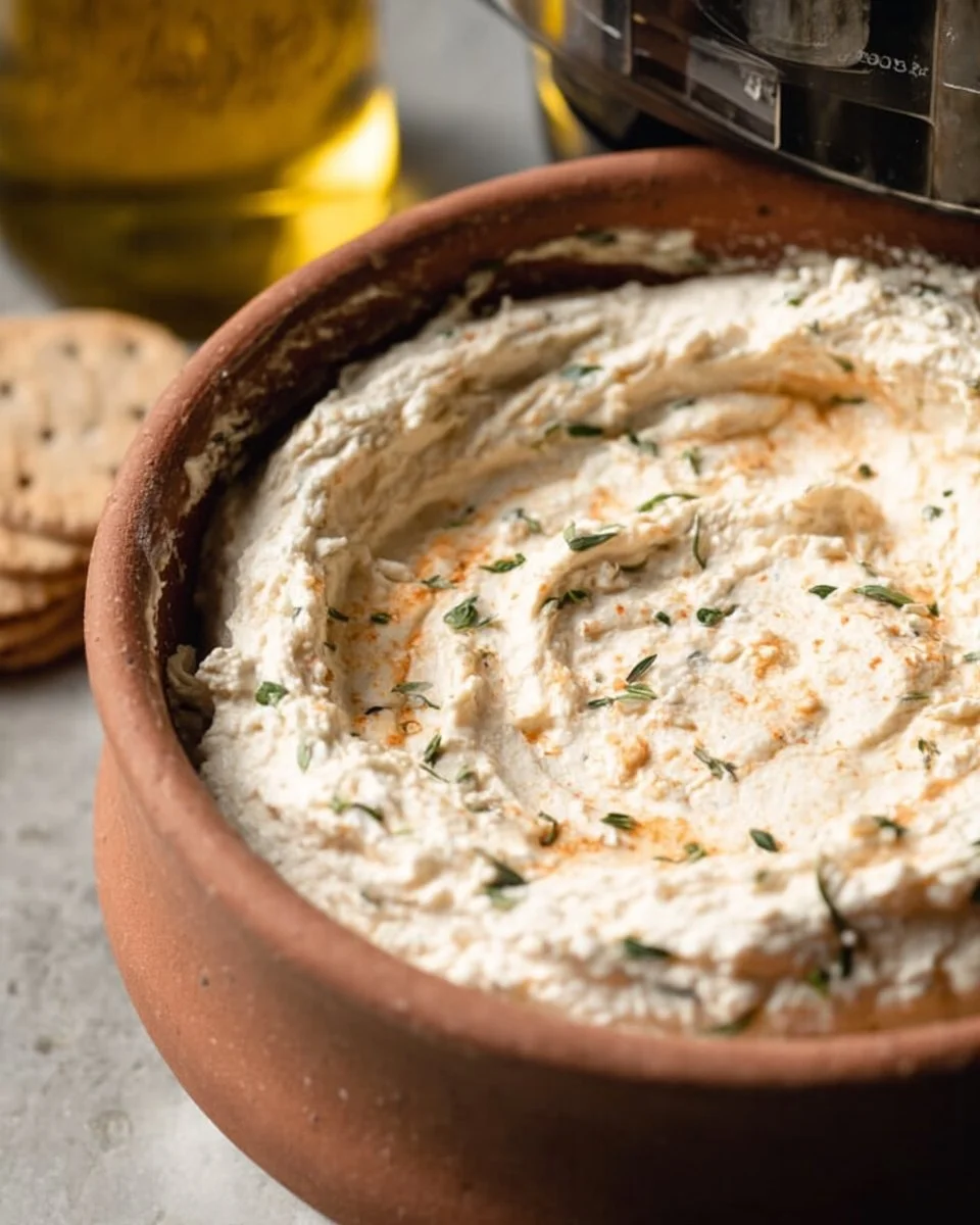 Creamy Goat Cheese Dip goat cheese dip Creamy Goat Cheese Dip