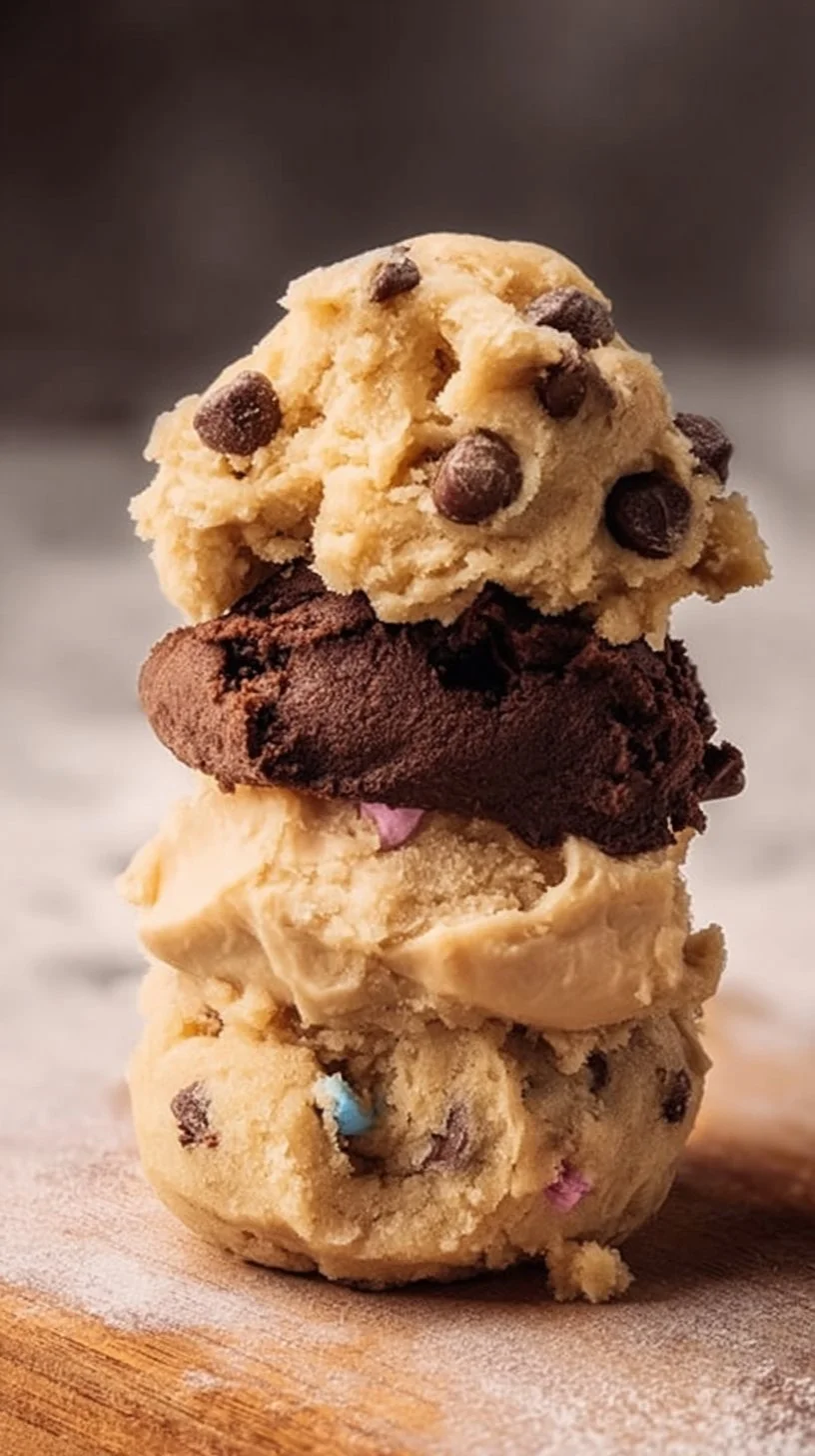Edible Chocolate Chip Cookie Dough Recipe chocolate chip cookie dough Edible Chocolate Chip Cookie Dough Recipe
