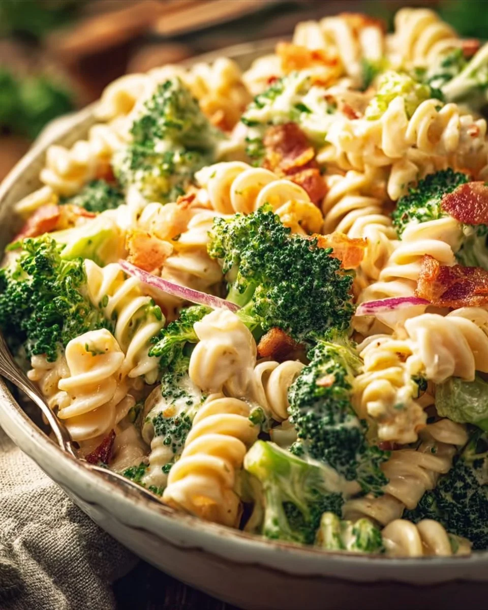 Fresh Broccoli Pasta Salad broccoli pasta salad Fresh Broccoli Pasta Salad