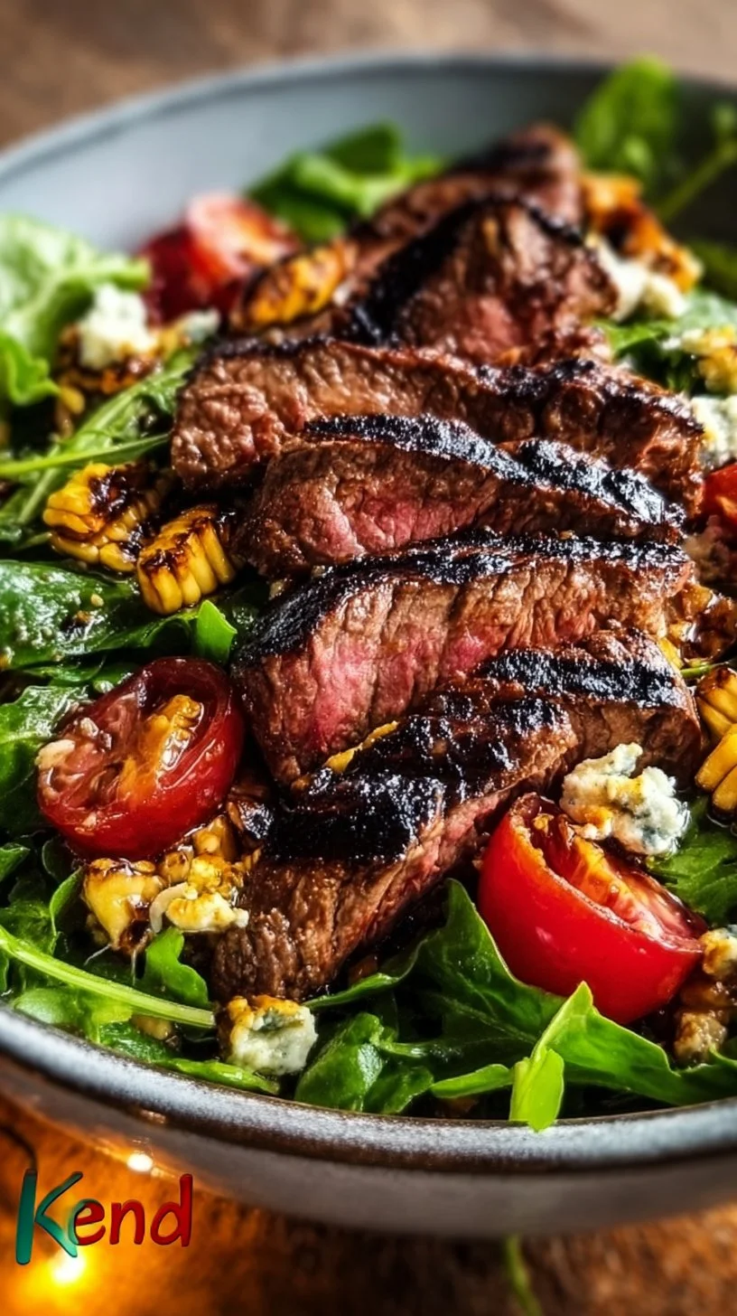Grilled Balsamic Steak Salad steak salad Grilled Balsamic Steak Salad