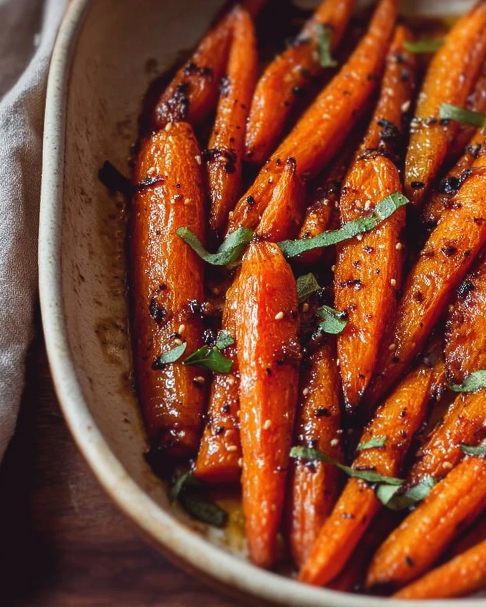 Honey Glazed Roasted Carrots