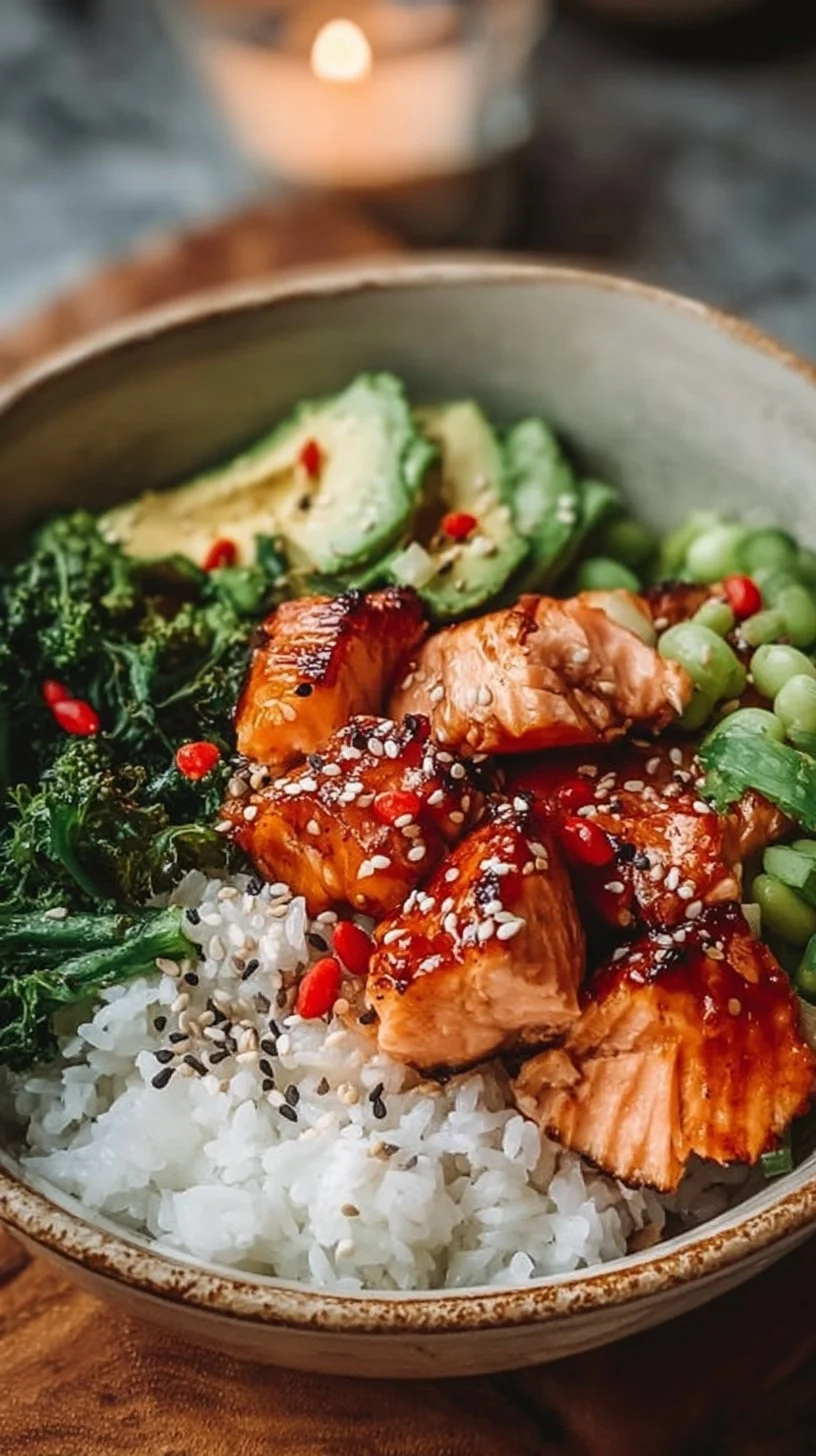 Honey Sriracha Salmon Bowls: A Sweet and Spicy Delight Honey Sriracha Salmon Honey Sriracha Salmon Bowls: A Sweet and Spicy Delight