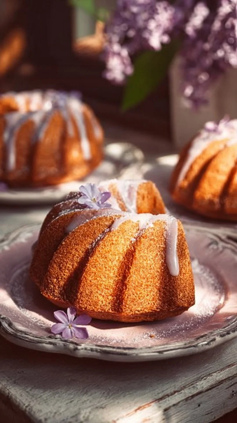 Lilac Bundt Cakes Bundt Cakes Lilac Bundt Cakes