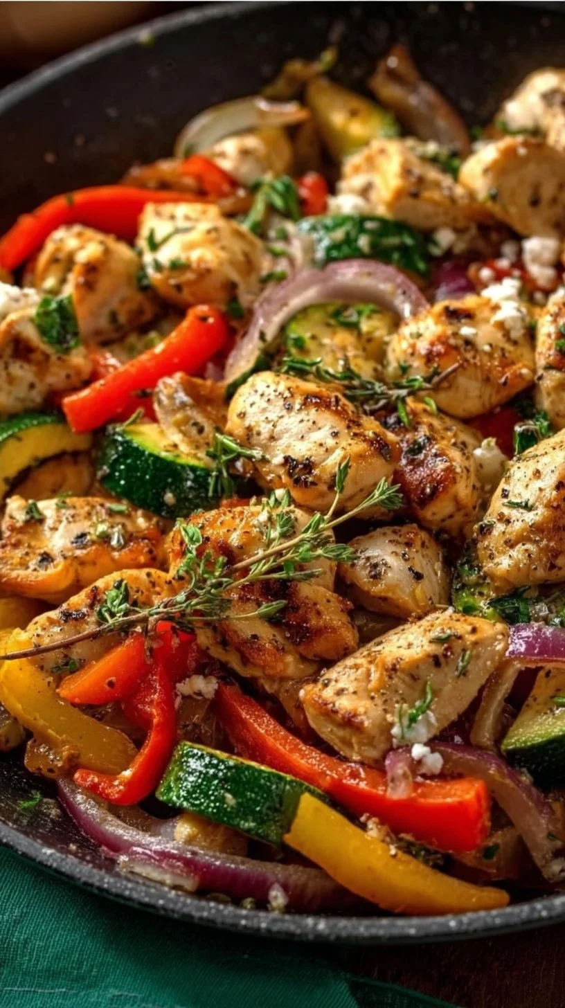 Mediterranean Chicken Stir Fry Recipe