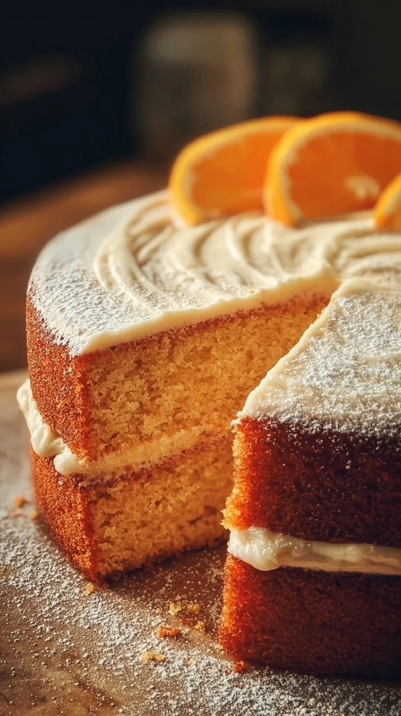 Orange Creamsicle Cake