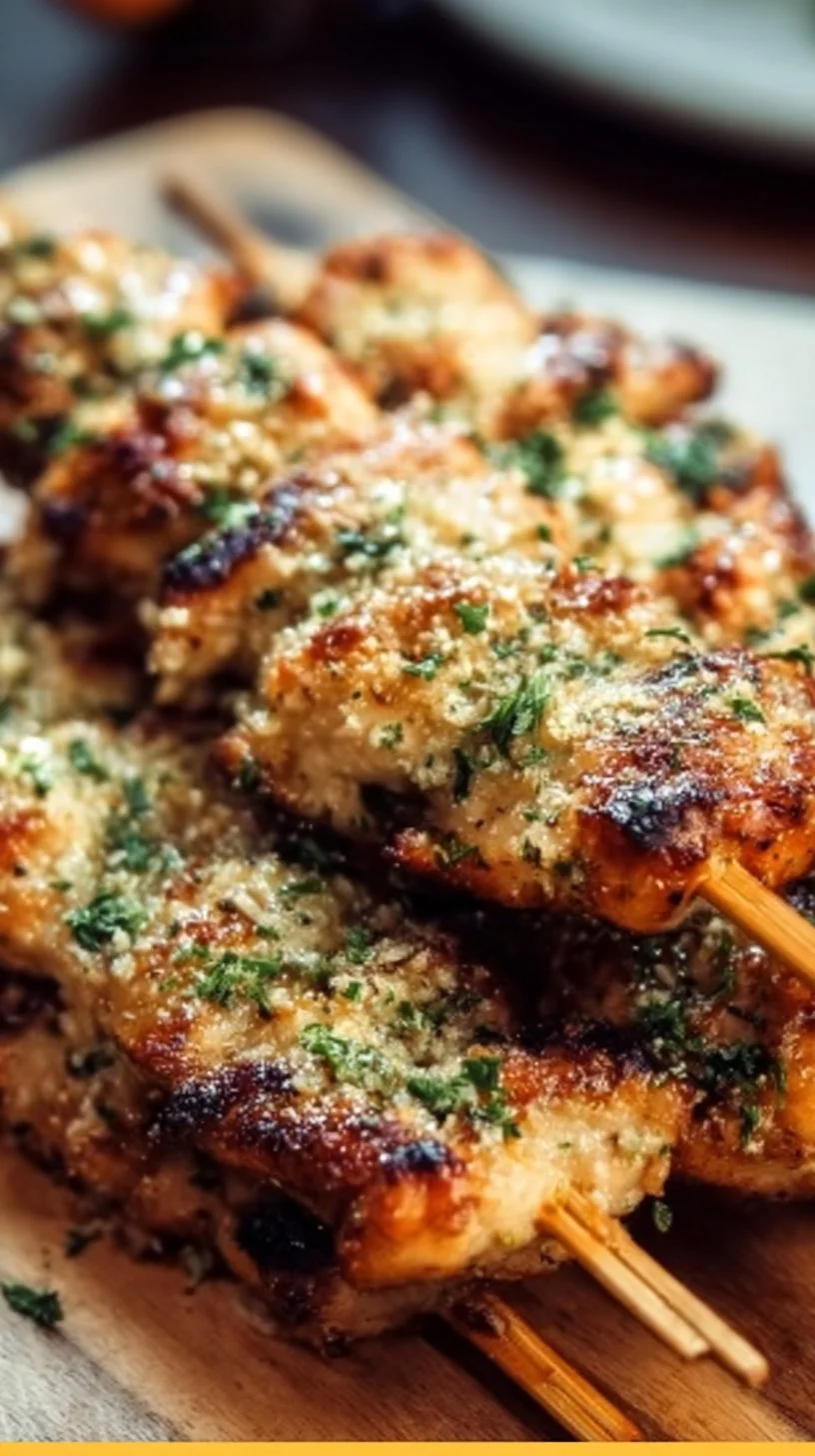 Ranch Garlic Parmesan Chicken Skewers Garlic Parmesan Chicken Ranch Garlic Parmesan Chicken Skewers