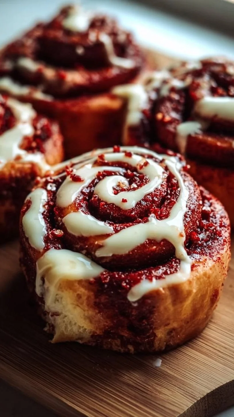 Red Velvet Cinnamon Rolls cinnamon rolls Red Velvet Cinnamon Rolls