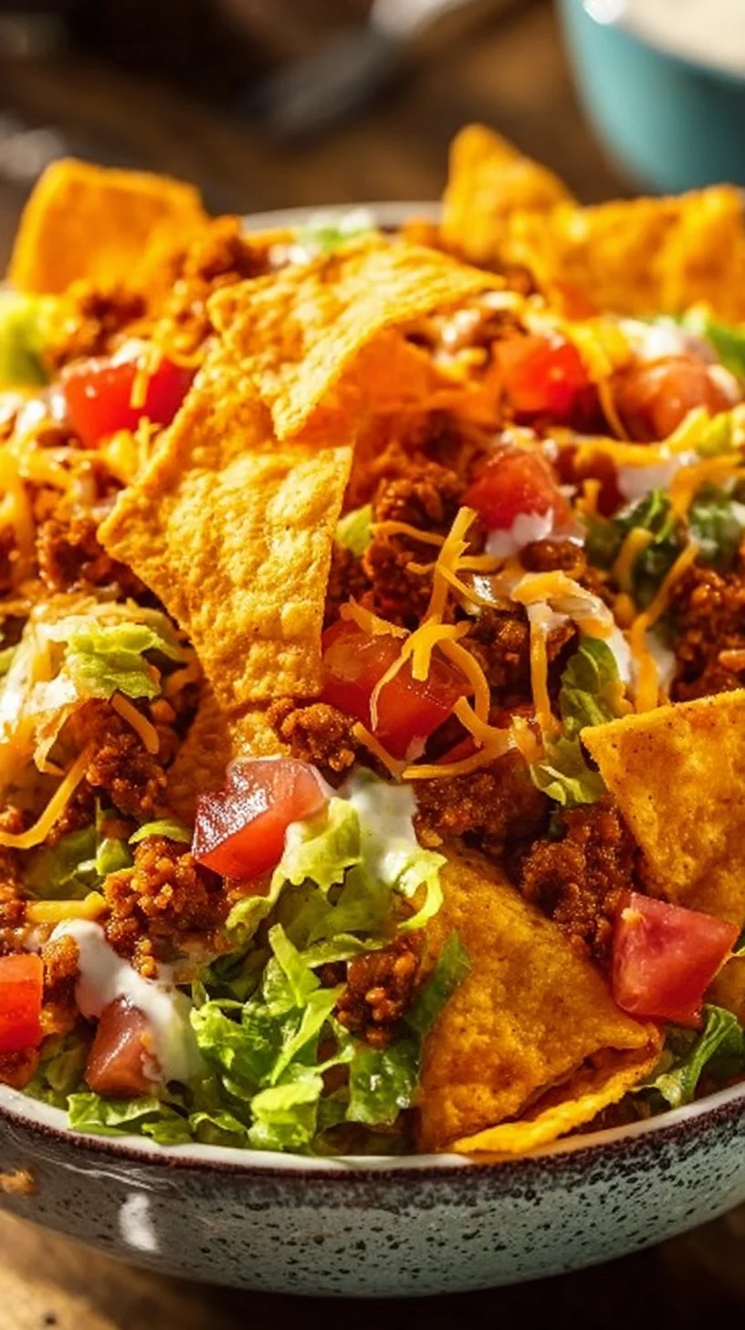 Simple Doritos Taco Salad